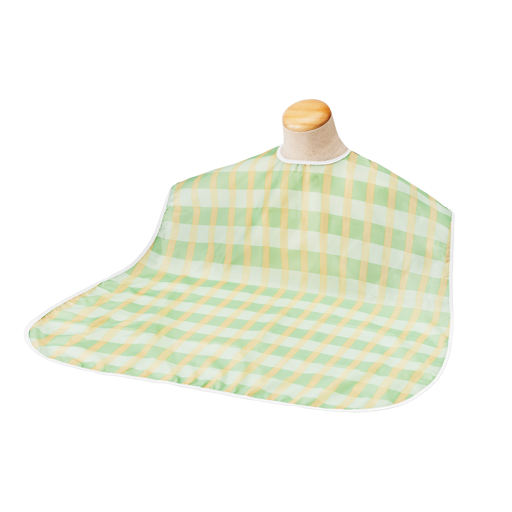 ソフラピレンエプロン　ボーダーチェック/ボーダーチェックロング