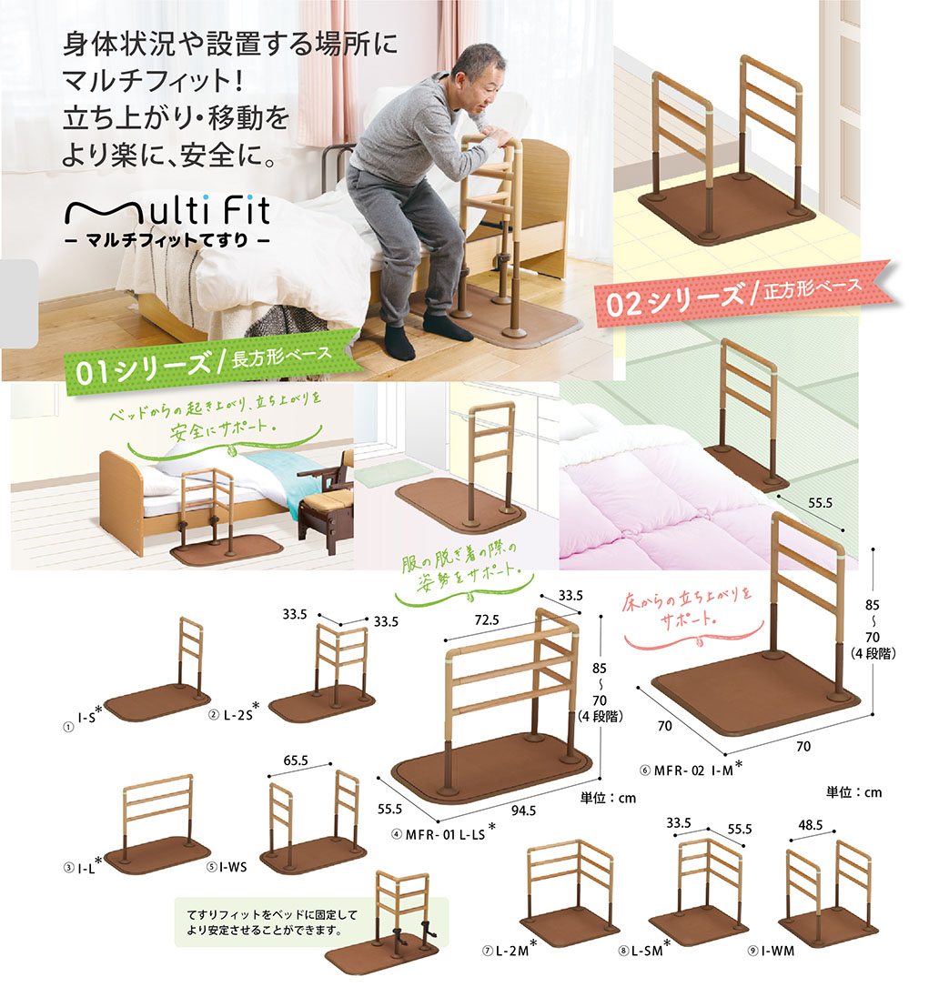 マルチフィットてすり