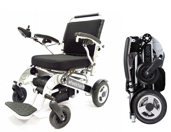 1秒折り畳みできる電動車椅子　PW-1000XL