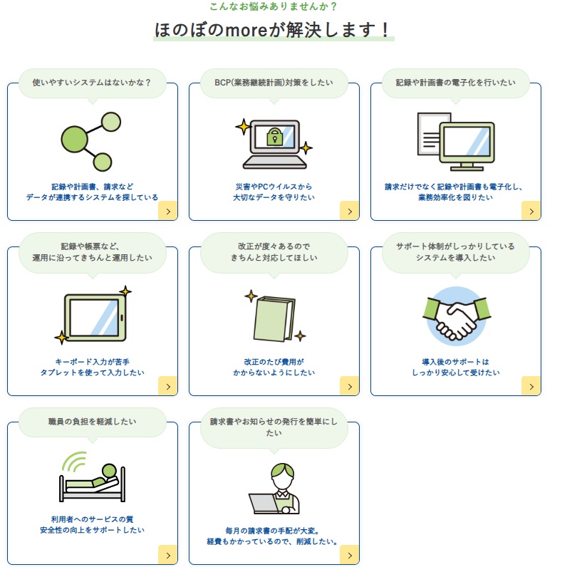 障がい者総合支援法対応ほのぼのmore