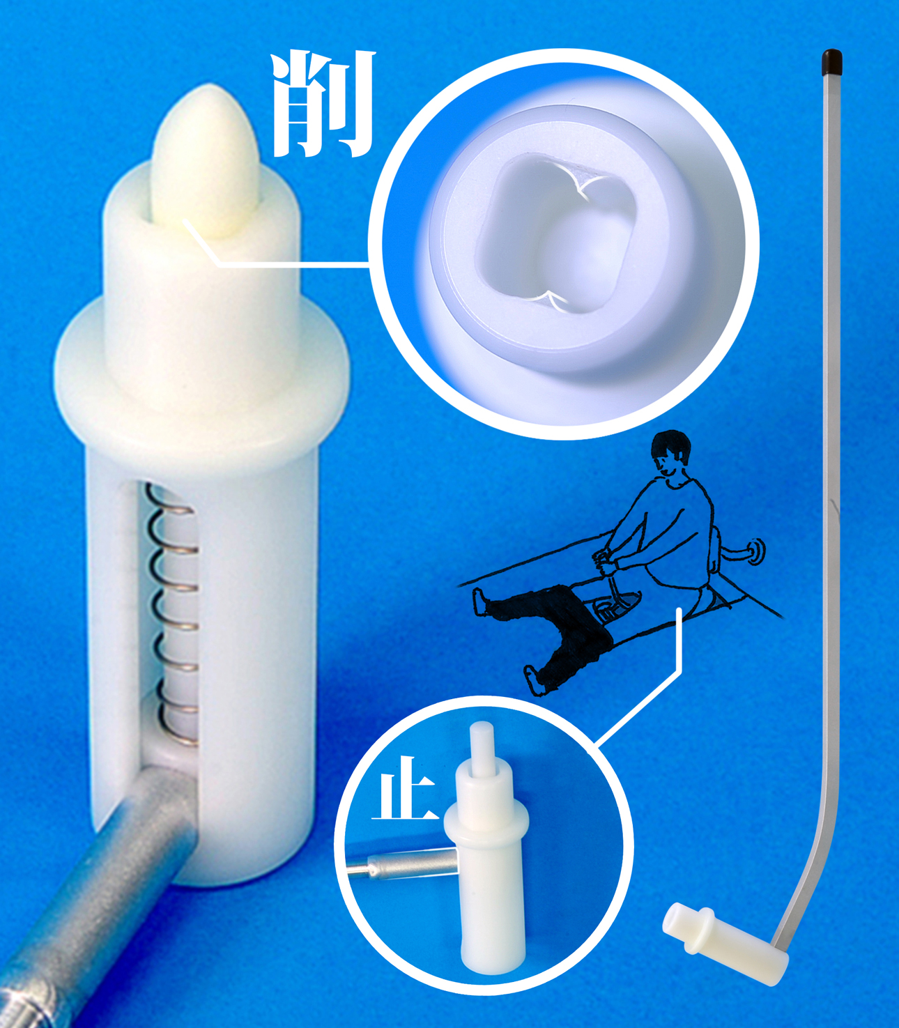 新せき損式坐薬挿入器
