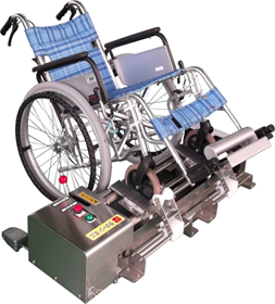 車椅子車輪洗浄機ラクーンミニ2